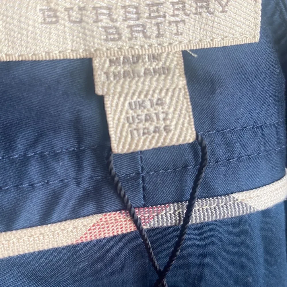 Burberry Brit Navy Mini Skirt 12